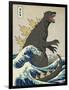 The Great Monster off Kanagawa-Michael Buxton-Framed Art Print