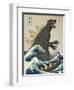 The Great Monster off Kanagawa-Michael Buxton-Framed Premium Giclee Print