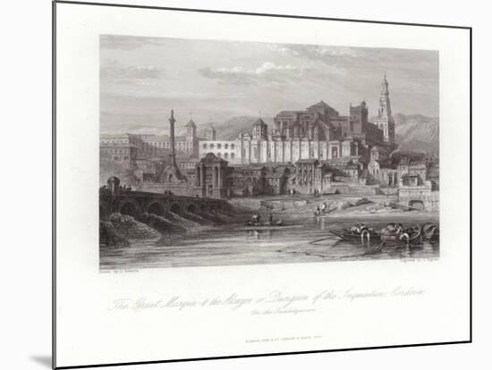 The Great Mosque and Alcazar-David Roberts-Mounted Giclee Print