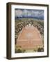 The Great Mosque, Delhi, Company School, Mid 19th Century-null-Framed Giclee Print