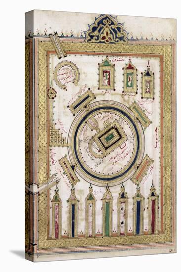 The Great Mosque of Mecca, from "Dalail Al Khairat"-null-Stretched Canvas