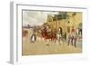 The Great North Road, the Bell at Stilton, 1902-Cecil Aldin-Framed Giclee Print
