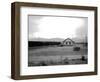The Great Northern Railway Depot in Omak, WA, 1914-Asahel Curtis-Framed Giclee Print
