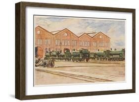 The Great Northern Railway's Repair Shops at Doncaster-null-Framed Art Print