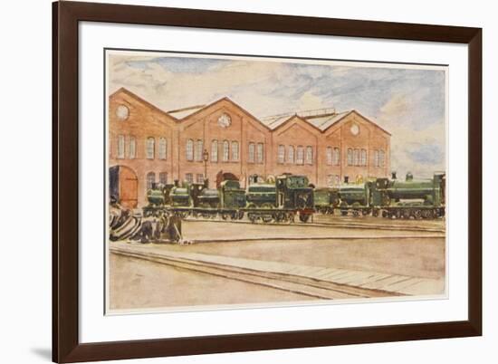 The Great Northern Railway's Repair Shops at Doncaster-null-Framed Art Print