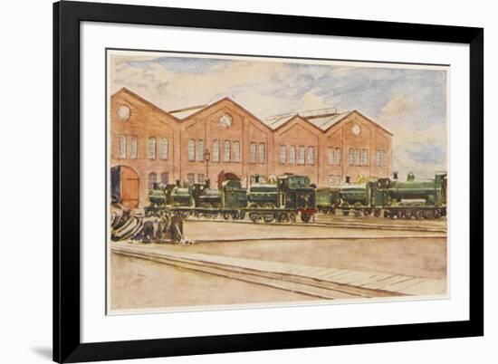 The Great Northern Railway's Repair Shops at Doncaster-null-Framed Art Print