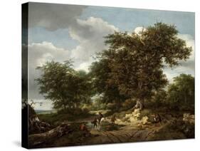 The Great Oak, 1652-Jacob Isaaksz. Or Isaacksz. Van Ruisdael-Stretched Canvas