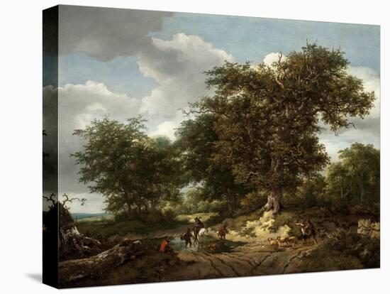 The Great Oak, 1652-Jacob Isaaksz. Or Isaacksz. Van Ruisdael-Stretched Canvas