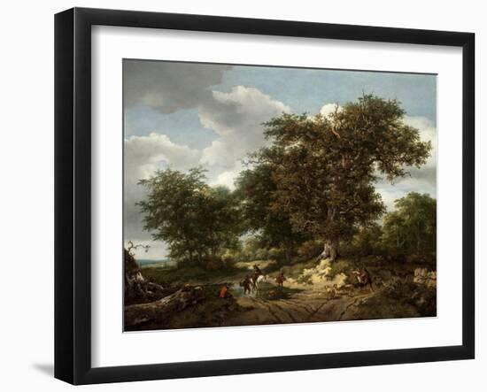 The Great Oak, 1652-Jacob Isaaksz. Or Isaacksz. Van Ruisdael-Framed Giclee Print