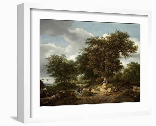 The Great Oak, 1652-Jacob Isaaksz. Or Isaacksz. Van Ruisdael-Framed Giclee Print