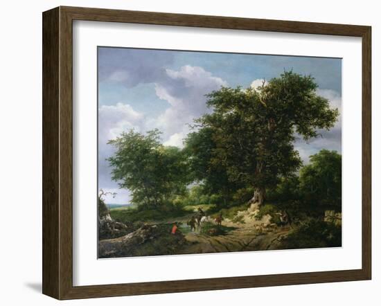 The Great Oak, 1652-Jacob Isaaksz or Isaacksz van Ruisdael-Framed Giclee Print