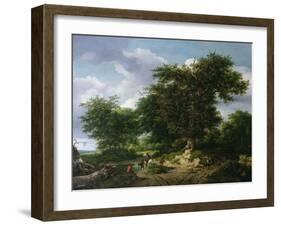 The Great Oak, 1652-Jacob Isaaksz or Isaacksz van Ruisdael-Framed Giclee Print