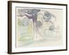 The Great Oak, Copford Place, Essex (W/C over Graphite on Paper)-John Northcote Nash-Framed Giclee Print