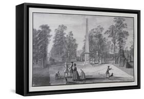 The Great Obelisk-Jacques Rigaud-Framed Stretched Canvas