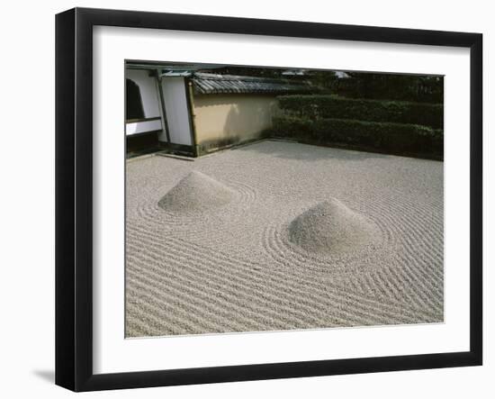 The Great Ocean Rock, Daisen-In Zen Garden, Daitokuji Temple, Kyoto, Honshu, Japan-null-Framed Photographic Print