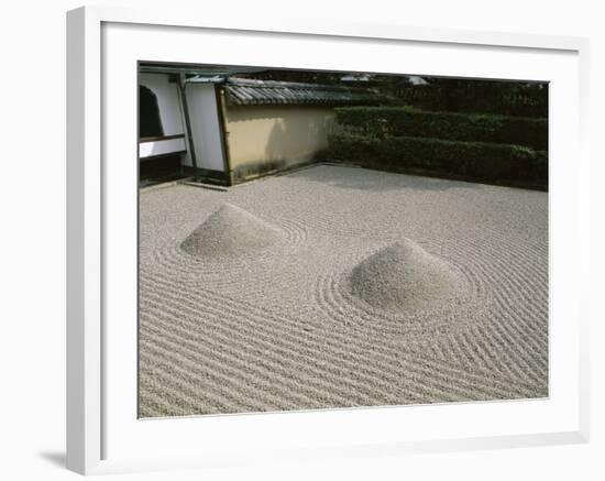 The Great Ocean Rock, Daisen-In Zen Garden, Daitokuji Temple, Kyoto, Honshu, Japan-null-Framed Photographic Print