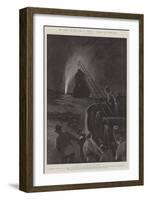 The Great Oil-Well Fire in Texas, a Method of Extinction-Paul Frenzeny-Framed Giclee Print