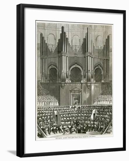 The Great Organ at the Royal Albert Hall-null-Framed Giclee Print