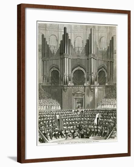 The Great Organ at the Royal Albert Hall-null-Framed Giclee Print