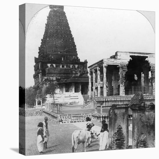 The Great Pagoda of Tanjore (Thanjavu), India, 1902-BL Singley-Stretched Canvas
