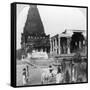 The Great Pagoda of Tanjore (Thanjavu), India, 1902-BL Singley-Framed Stretched Canvas