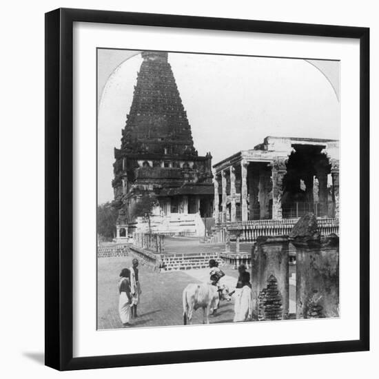 The Great Pagoda of Tanjore (Thanjavu), India, 1902-BL Singley-Framed Photographic Print