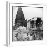 The Great Pagoda of Tanjore (Thanjavu), India, 1902-BL Singley-Framed Photographic Print