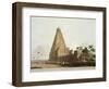 The Great Pagoda, Tanjore, Plate XXIV from Oriental Scenery, Published 1798-Thomas & William Daniell-Framed Giclee Print