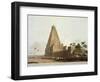 The Great Pagoda, Tanjore, Plate XXIV from Oriental Scenery, Published 1798-Thomas & William Daniell-Framed Giclee Print