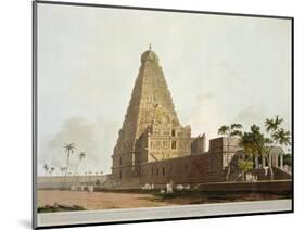 The Great Pagoda, Tanjore, Plate XXIV from Oriental Scenery, Published 1798-Thomas & William Daniell-Mounted Giclee Print