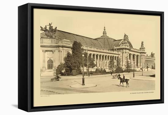 The Great Palace, Champs-Elysees-Helio E. Ledeley-Framed Stretched Canvas