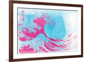 The Great Pink Wave-null-Framed Premium Giclee Print