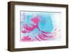 The Great Pink Wave-null-Framed Art Print