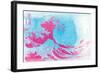 The Great Pink Wave-null-Framed Art Print