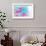 The Great Pink Wave-null-Framed Art Print displayed on a wall