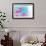 The Great Pink Wave-null-Framed Art Print displayed on a wall