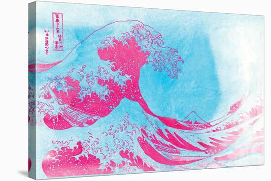 The Great Pink Wave-null-Stretched Canvas