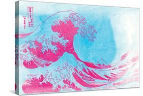 The Great Pink Wave-null-Stretched Canvas