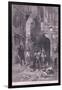 The Great Plague: Scenes in the Streets of London AD, 1665-Herbert Railton-Framed Giclee Print