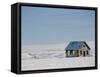 The Great Plains Under Snow, New Mexico, USA-Occidor Ltd-Framed Stretched Canvas