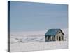 The Great Plains Under Snow, New Mexico, USA-Occidor Ltd-Stretched Canvas