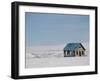 The Great Plains Under Snow, New Mexico, USA-Occidor Ltd-Framed Photographic Print