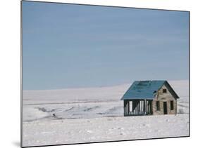 The Great Plains Under Snow, New Mexico, USA-Occidor Ltd-Mounted Photographic Print