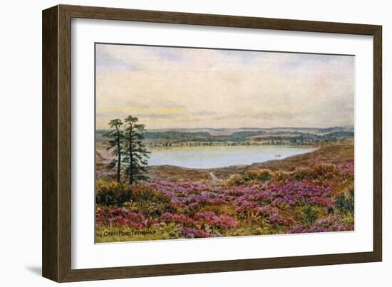 The Great Pond, Frensham-Alfred Robert Quinton-Framed Giclee Print