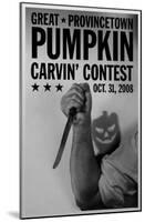 The Great Pumpkin Carvin Contest Provincetown-null-Mounted Poster