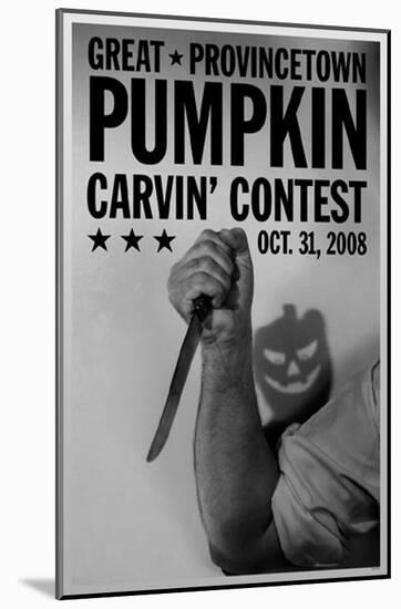 The Great Pumpkin Carvin Contest Provincetown-null-Mounted Poster