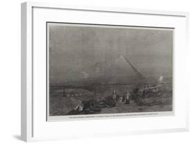 The Great Pyramid after Sunset-Henry Warren-Framed Giclee Print