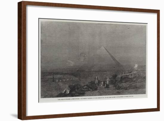 The Great Pyramid after Sunset-Henry Warren-Framed Giclee Print