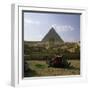 The Great Pyramid and the Sphinx-null-Framed Photographic Print