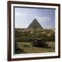 The Great Pyramid and the Sphinx-null-Framed Photographic Print